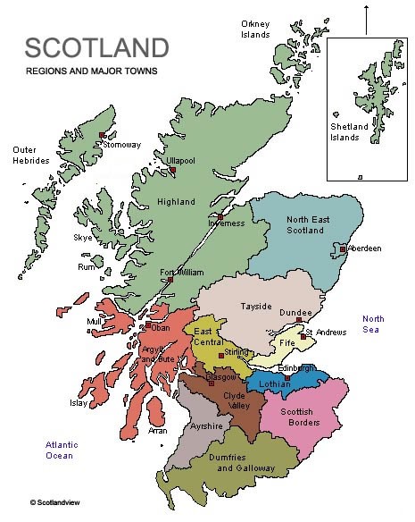 Maps of Scotland